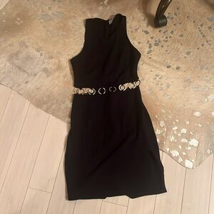 Aqua Capsule Black Dress Size S